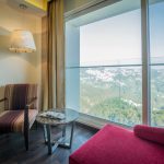View From luxury room of the Zion Hotel Shimla